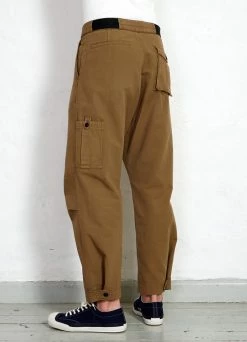 HANSEN GARMENTS KARLO | Wide Cut Utility Trousers | Khaki -Hansen Shop karlo wide cut utility trousers khaki hansen garments 448393