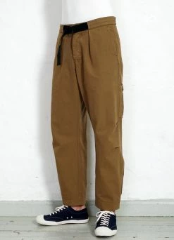 HANSEN GARMENTS KARLO | Wide Cut Utility Trousers | Khaki -Hansen Shop karlo wide cut utility trousers khaki hansen garments 667696