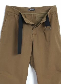 HANSEN GARMENTS KARLO | Wide Cut Utility Trousers | Khaki -Hansen Shop karlo wide cut utility trousers khaki hansen garments 981812