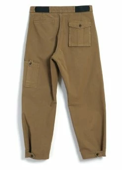 HANSEN GARMENTS KARLO | Wide Cut Utility Trousers | Khaki -Hansen Shop karlo wide cut utility trousers khaki hansen garments 985495