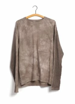 KAPITAL KATABIRA | Mesh Long Sleeve Tee | Grey