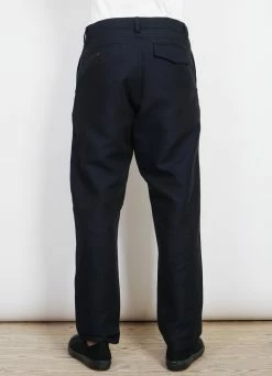 HANSEN GARMENTS KEN | Wide Cut Trousers| 3-Tone Blue -Hansen Shop ken wide cut trousers 3 tone blue 257994