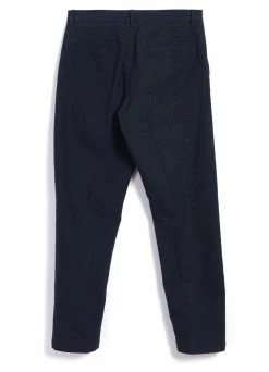 HANSEN GARMENTS KEN | Wide Cut Trousers | Broken Blue -Hansen Shop ken wide cut trousers broken blue hansen garments 576947