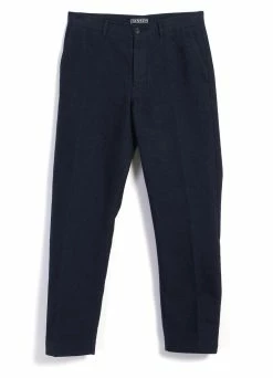 HANSEN GARMENTS KEN | Wide Cut Trousers | Broken Blue