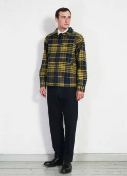 HANSEN GARMENTS KEN | Wide Cut Trousers | Broken Blue -Hansen Shop ken wide cut trousers broken blue hansen garments 847906