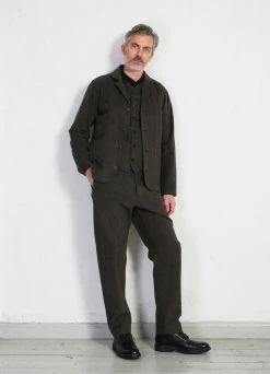 HANSEN GARMENTS KEN | Wide Cut Trousers | Greenish -Hansen Shop ken wide cut trousers greenish hansen garments 533467