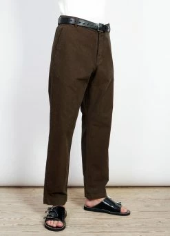 HANSEN GARMENTS KEN | Wide Cut Trousers | Nut -Hansen Shop ken wide cut trousers nut 724242