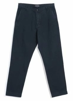 HANSEN GARMENTS KEN | Wide Cut Work Trousers | Black Navy