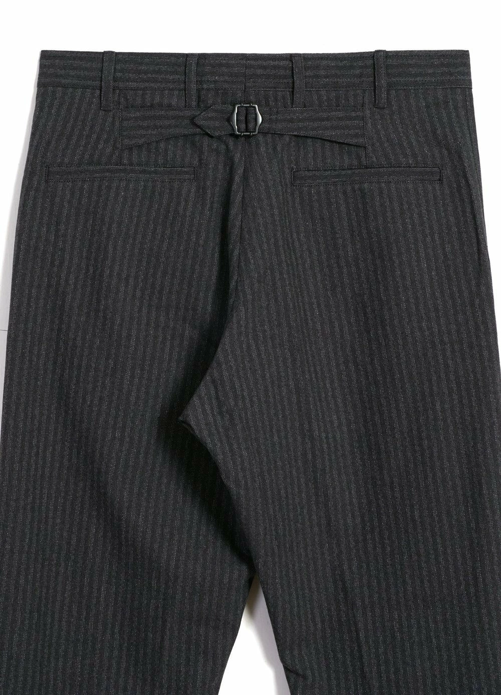 HANSEN GARMENTS KIAN | Cinch Back Wide Trousers | Grey Pin 6 HANSEN GARMENTS KIAN | Cinch Back Wide Trousers | Grey Pin - Image 6