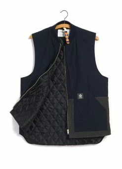 MOUNTAIN RESEARCH LOGGER'S VEST | Navy -Hansen Shop loggers vest navy mountain research 175224