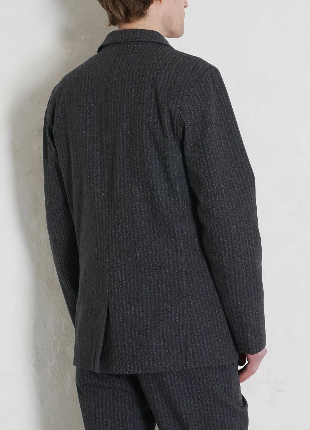 HANSEN GARMENTS LUKAS | Blazer Jacket | Grey Pin 4 HANSEN GARMENTS LUKAS | Blazer Jacket | Grey Pin - Image 4