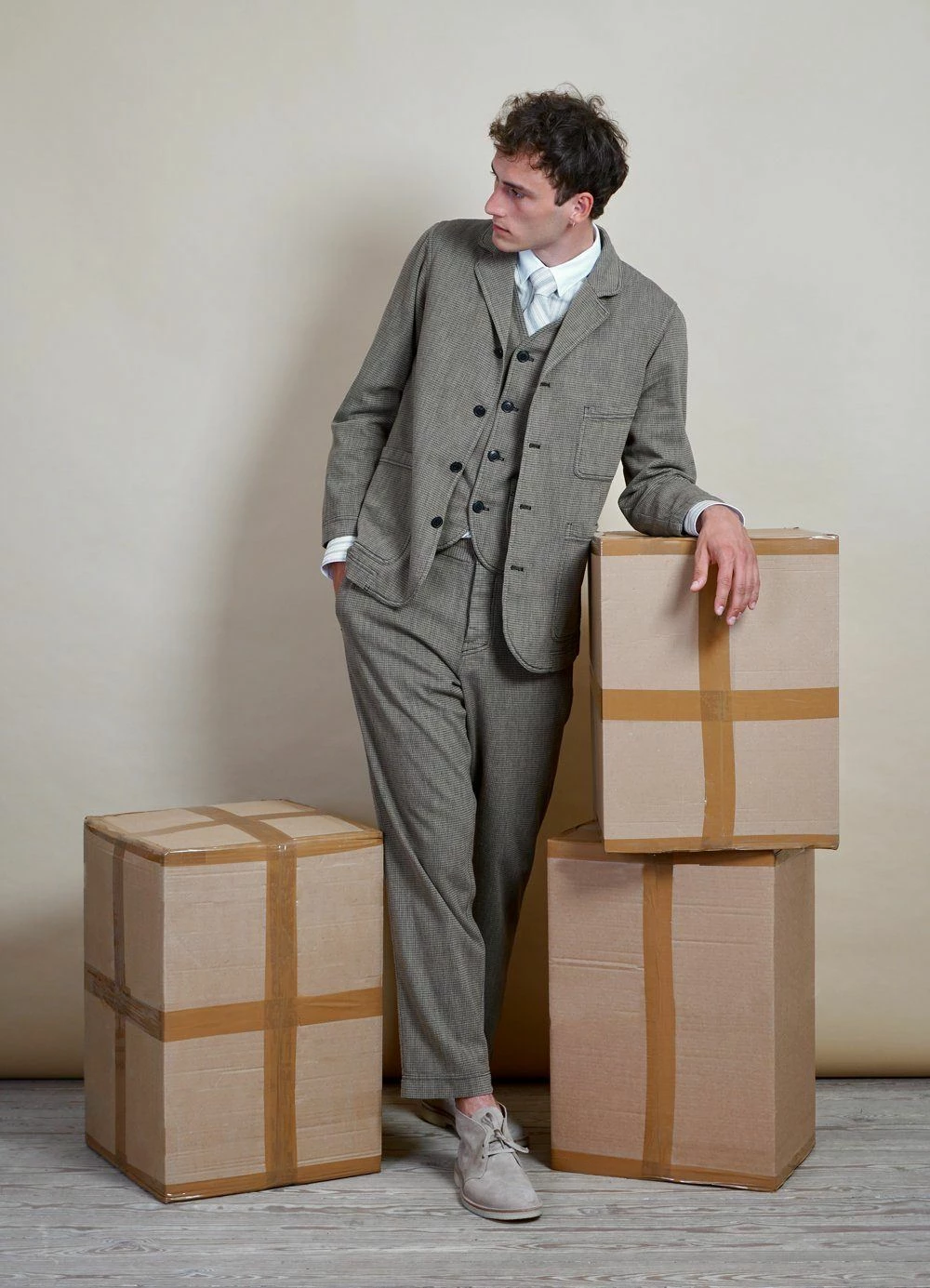 HANSEN GARMENTS LUKAS | Casual Blazer | Lion 2 HANSEN GARMENTS LUKAS | Casual Blazer | Lion - Image 2