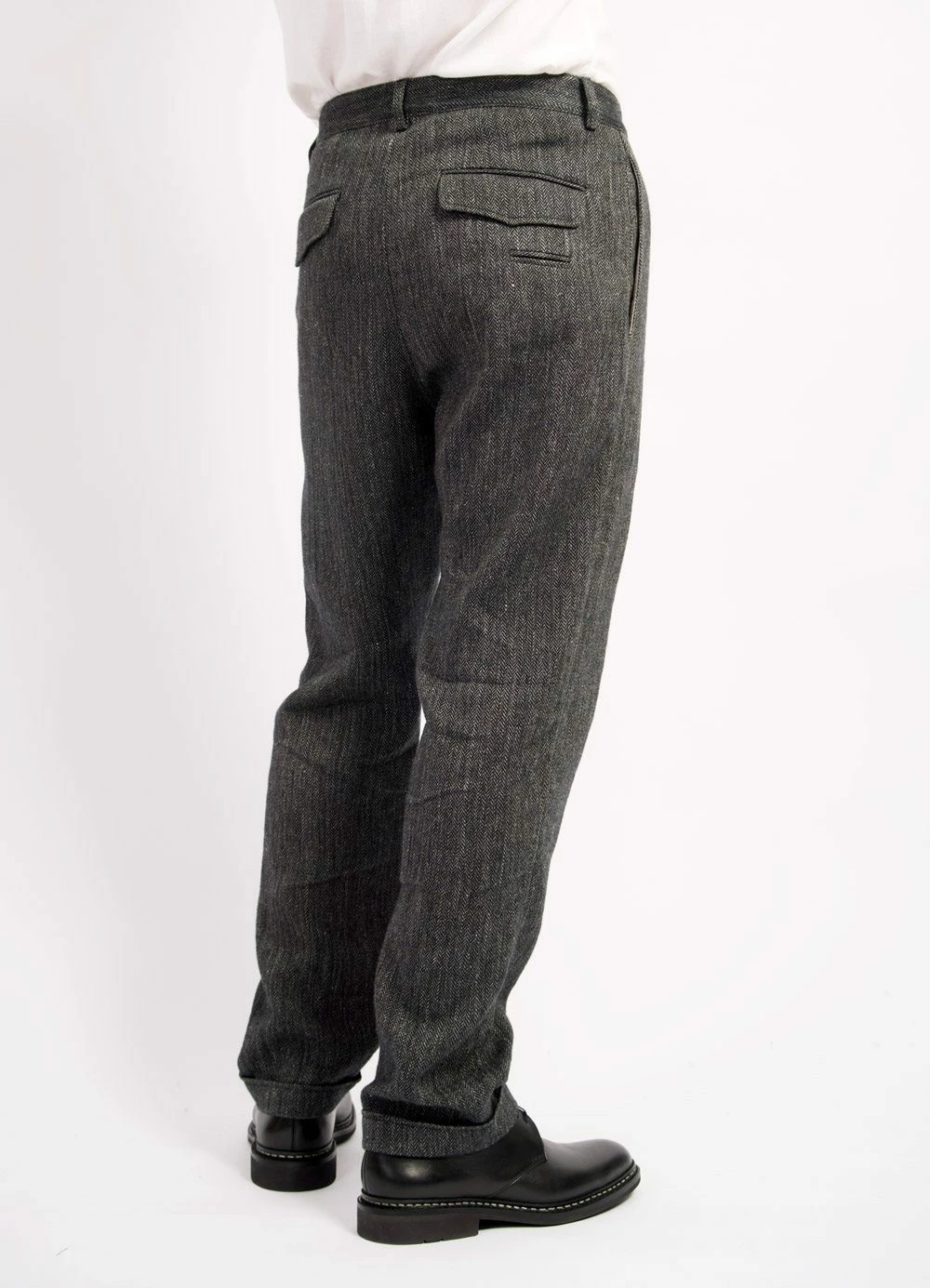HANSEN GARMENTS MADS | Loose Fit Trousers | Dark Navy 4 HANSEN GARMENTS MADS | Loose Fit Trousers | Dark Navy - Image 4