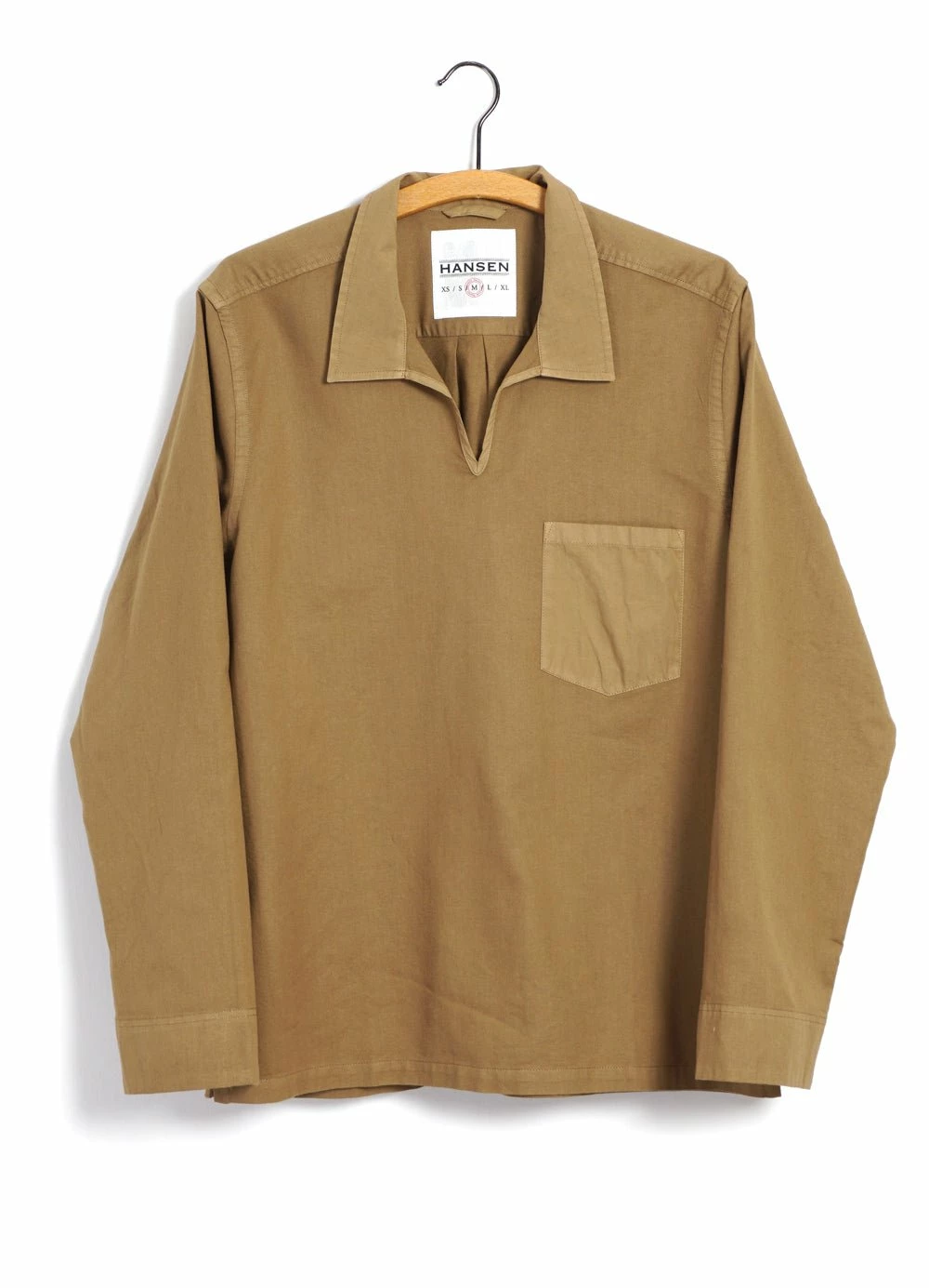 HANSEN GARMENTS MARIUS | Casual Pull On Shirt | Hay 1 HANSEN GARMENTS MARIUS | Casual Pull On Shirt | Hay