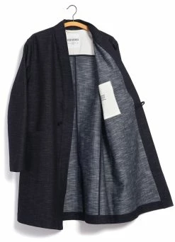 HANSEN GARMENTS MIKAEL | Denim Like Scarecrow’s Coat | True Blue -Hansen Shop mikael denim like scarecrows coat true blue hansen garments 773786