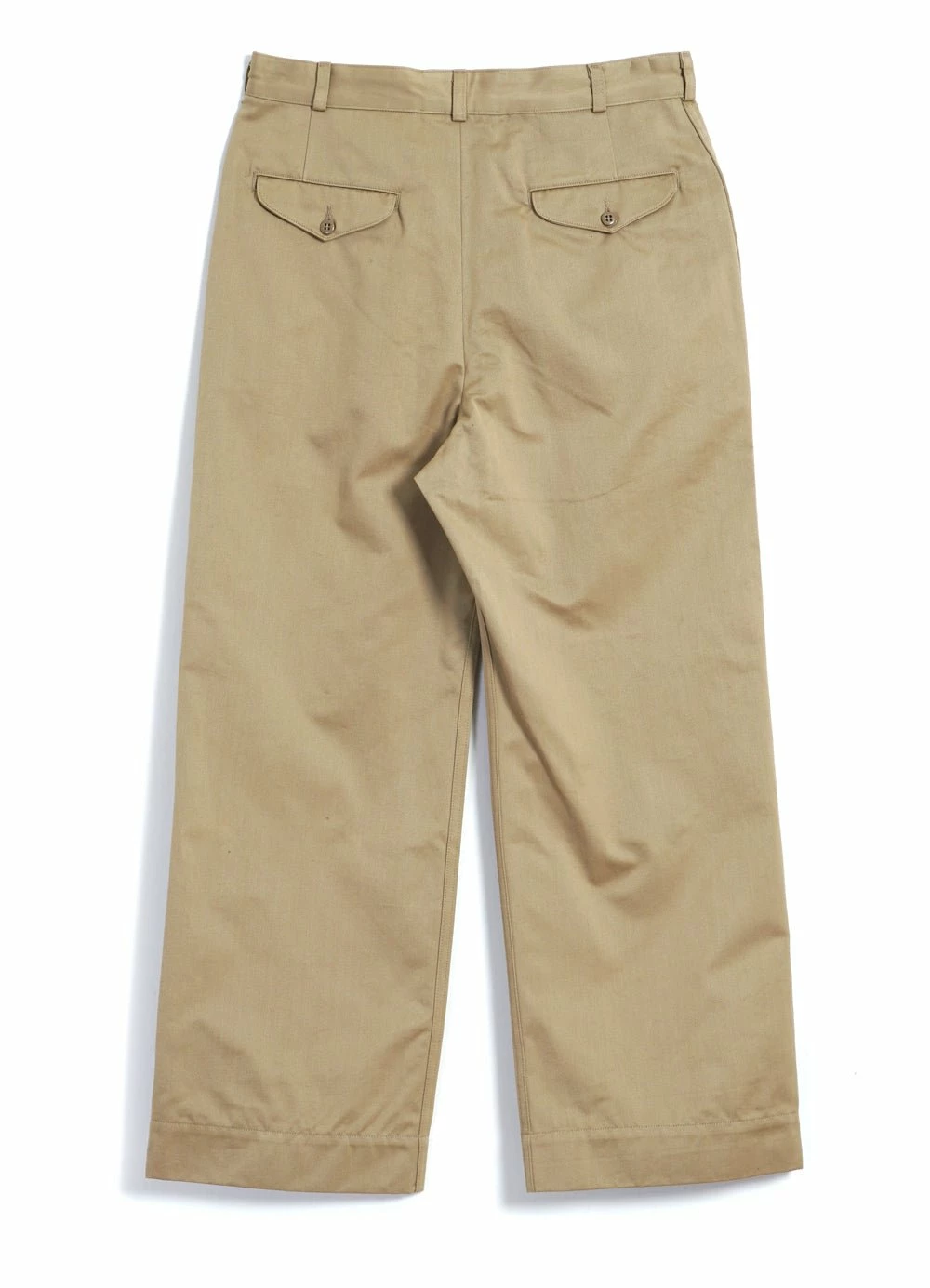 Monitaly OFFICER CHINO | Wide Fit Chino Pants | Khaki 2 Monitaly OFFICER CHINO | Wide Fit Chino Pants | Khaki - Image 2