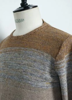 INIS MEÁIN OMBRÉ TUNIC | Linen Landscape Tunic | Beach/Stone -Hansen Shop ombre tunic linen landscape tunic beachstone inis meain 220351