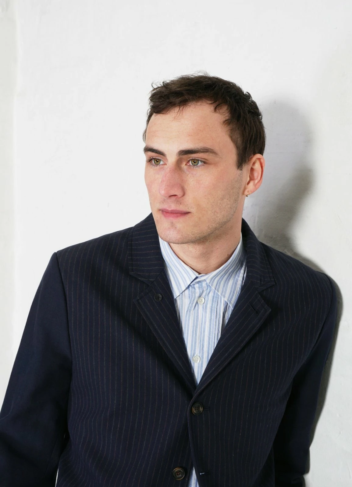 HANSEN GARMENTS RAYMOND | Relaxed Classic Shirt | Big Blue Stripes 2 HANSEN GARMENTS RAYMOND | Relaxed Classic Shirt | Big Blue Stripes - Image 2