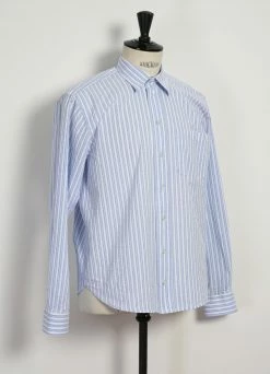 HANSEN GARMENTS RAYMOND | Relaxed Classic Shirt | Big Blue Stripes 15 HANSEN GARMENTS RAYMOND | Relaxed Classic Shirt | Big Blue Stripes -Hansen Shop raymond relaxed classic shirt big blue stripes hansen garments 369087