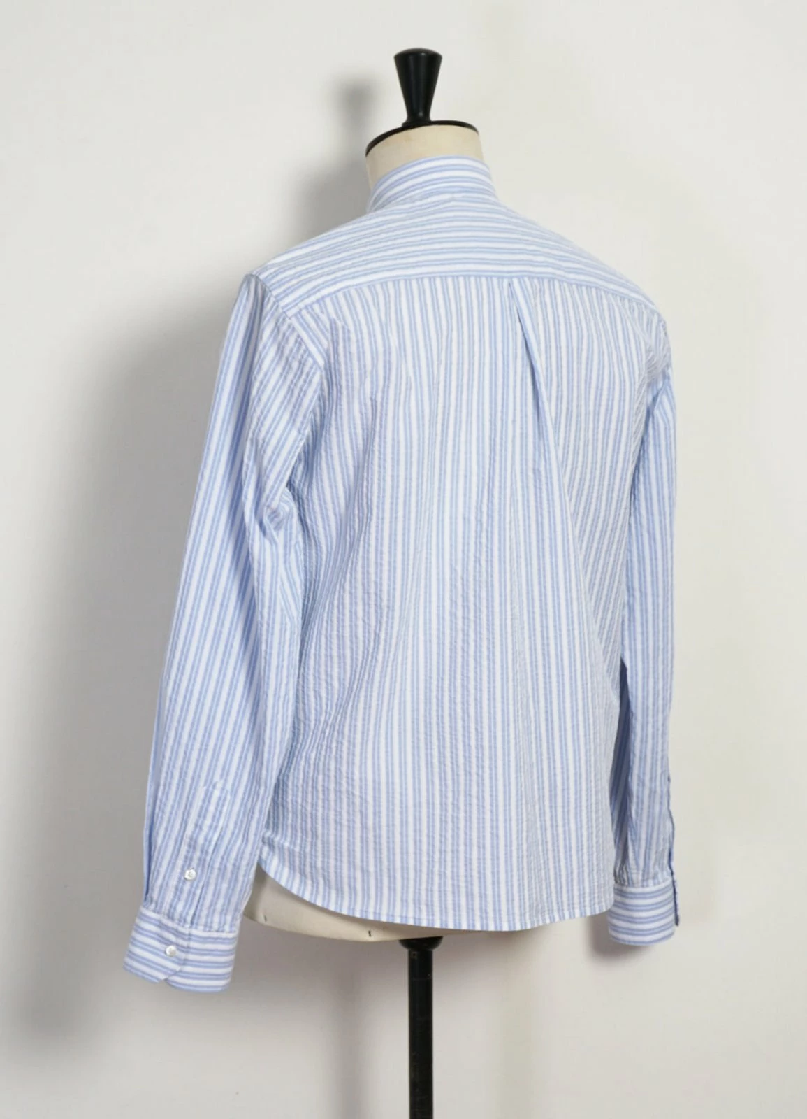 HANSEN GARMENTS RAYMOND | Relaxed Classic Shirt | Big Blue Stripes 8 HANSEN GARMENTS RAYMOND | Relaxed Classic Shirt | Big Blue Stripes - Image 8
