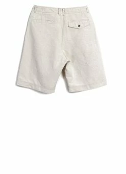 HANSEN GARMENTS ROBIN | Super Wide Pleated Shorts | Flax Nature -Hansen Shop robin super wide pleated shorts flax nature hansen garments 374314