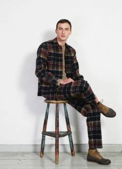 HANSEN GARMENTS RUBEN | Casual Over Shirt | Multi Colour Check -Hansen Shop ruben casual over shirt multi colour check hansen garments 470353