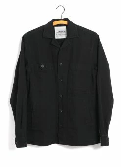 HANSEN GARMENTS SAM | Casual Over Shirt | Black