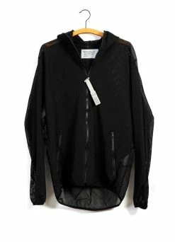 MOUNTAIN RESEARCH SLOGAN PARKA | Mesh Zip Hoodie | Black