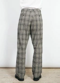 HANSEN GARMENTS SUNE | Pleated Wide Cut Trousers | Check 1 -Hansen Shop sune pleated wide cut trousers check 1 162994