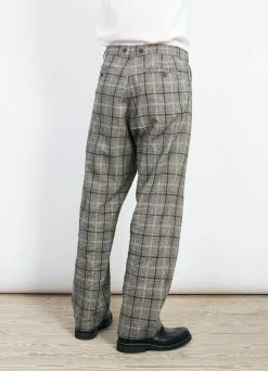 HANSEN GARMENTS SUNE | Pleated Wide Cut Trousers | Check 1 -Hansen Shop sune pleated wide cut trousers check 1 627344