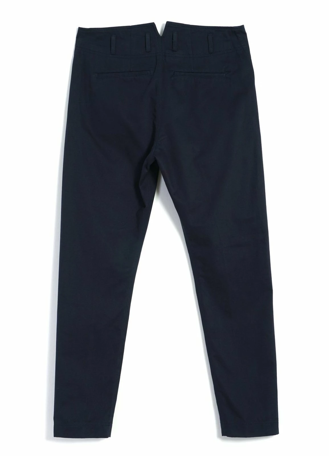 HANSEN GARMENTS SVENNING | Slim Fit Everyday Trousers | Navy Twill 3 HANSEN GARMENTS SVENNING | Slim Fit Everyday Trousers | Navy Twill - Image 3
