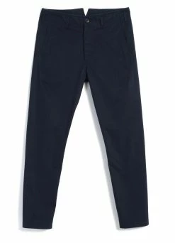 HANSEN GARMENTS SVENNING | Slim Fit Everyday Trousers | Navy Twill