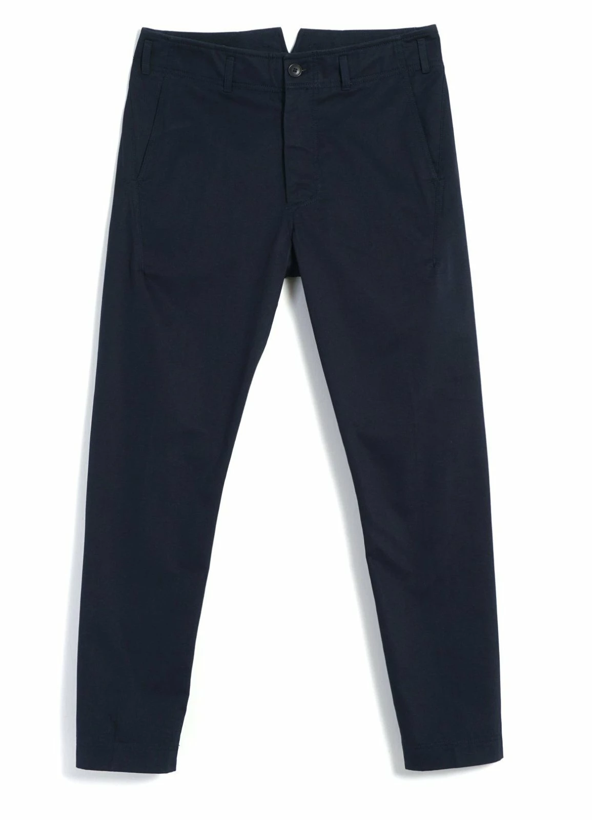 HANSEN GARMENTS SVENNING | Slim Fit Everyday Trousers | Navy Twill 1 HANSEN GARMENTS SVENNING | Slim Fit Everyday Trousers | Navy Twill