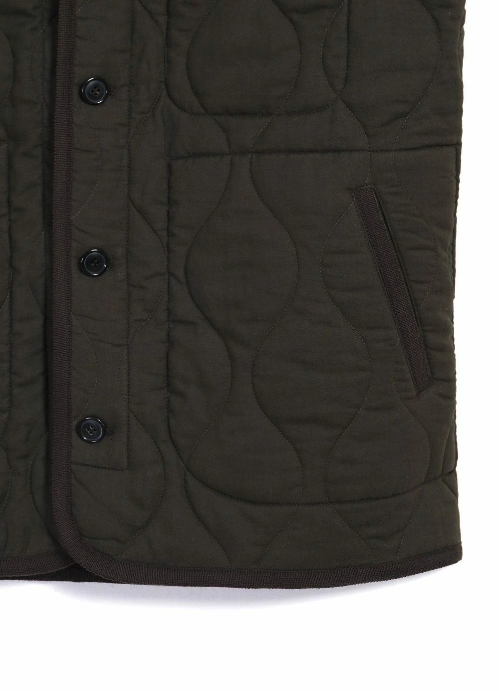 HANSEN GARMENTS TONY | Bonded Padded Vest | Dark Army 7 HANSEN GARMENTS TONY | Bonded Padded Vest | Dark Army - Image 7