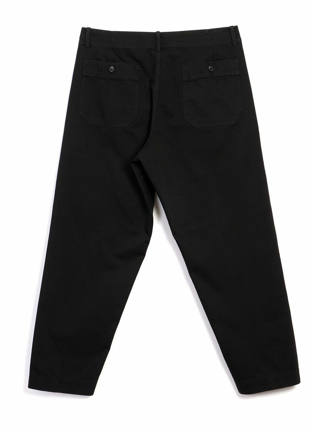 HANSEN GARMENTS TRYGVE | Wide Cut Cropped Trousers | Black 5 HANSEN GARMENTS TRYGVE | Wide Cut Cropped Trousers | Black - Image 5
