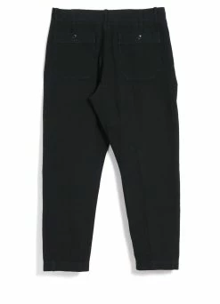 HANSEN GARMENTS TRYGVE | Wide Cut Cropped Trousers | Black -Hansen Shop trygve wide cut cropped trousers black hansen garments 456883