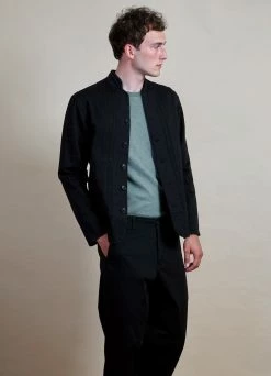 HANSEN GARMENTS TRYGVE | Wide Cut Cropped Trousers | Black 9 HANSEN GARMENTS TRYGVE | Wide Cut Cropped Trousers | Black -Hansen Shop trygve wide cut cropped trousers black hansen garments 963205