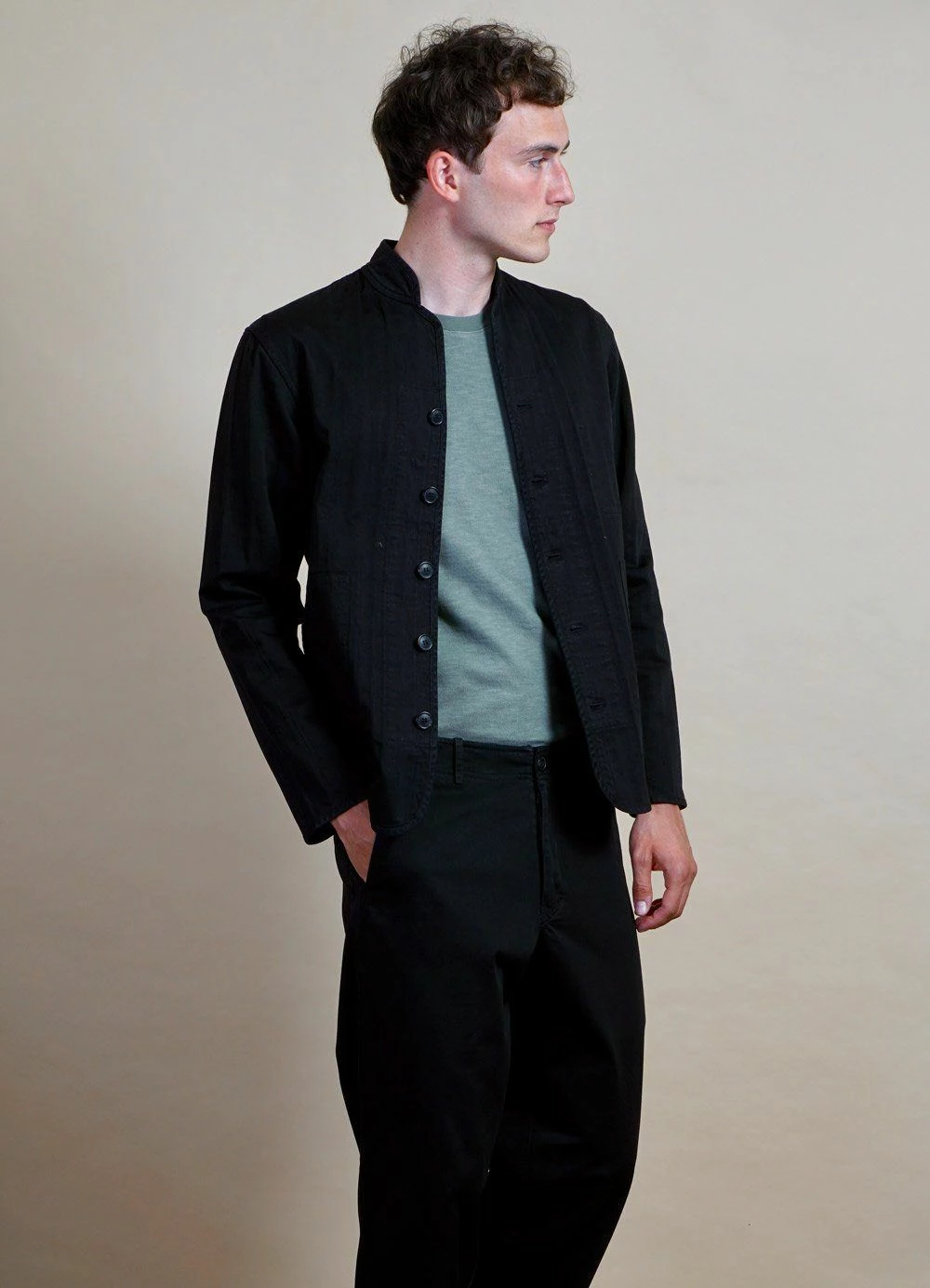 HANSEN GARMENTS TRYGVE | Wide Cut Cropped Trousers | Black 4 HANSEN GARMENTS TRYGVE | Wide Cut Cropped Trousers | Black - Image 4