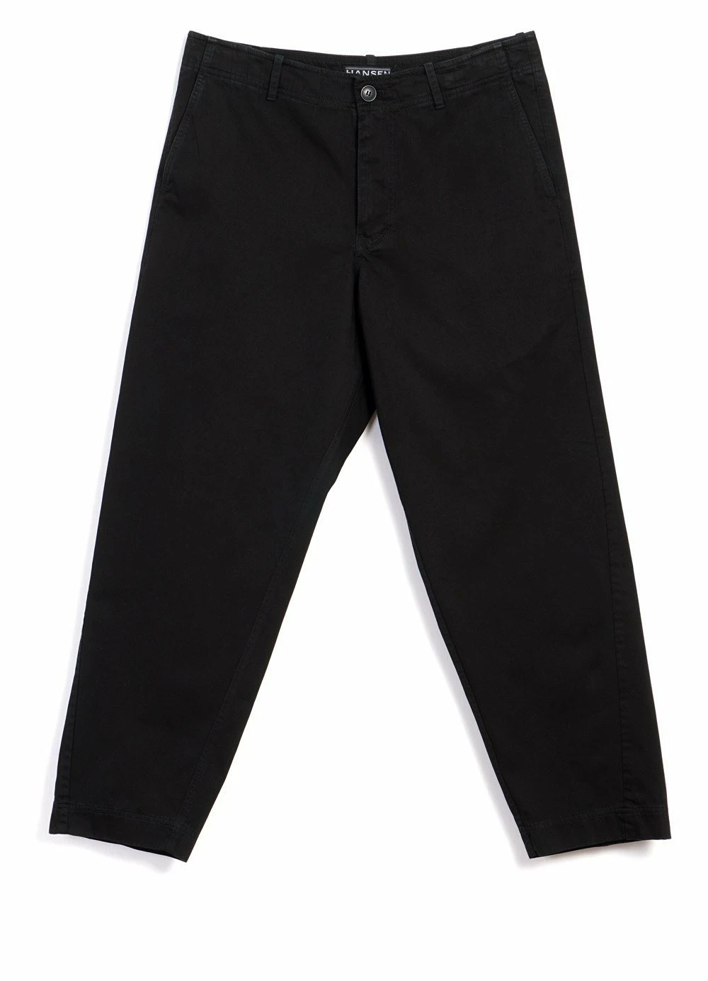 HANSEN GARMENTS TRYGVE | Wide Cut Cropped Trousers | Black 1 HANSEN GARMENTS TRYGVE | Wide Cut Cropped Trousers | Black