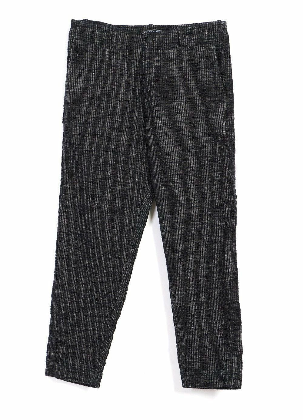 HANSEN GARMENTS TRYGVE | Wide Cut Cropped Trousers | Black Hemp 1 HANSEN GARMENTS TRYGVE | Wide Cut Cropped Trousers | Black Hemp