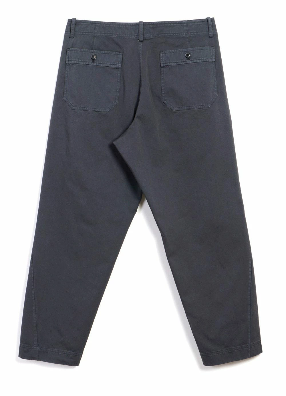 HANSEN GARMENTS TRYGVE | Wide Cut Cropped Trousers | Grey 5 HANSEN GARMENTS TRYGVE | Wide Cut Cropped Trousers | Grey - Image 5