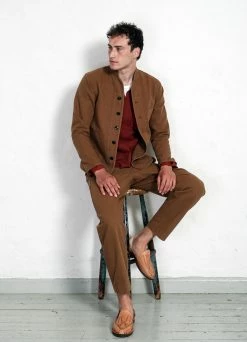 HANSEN GARMENTS TRYGVE | Wide Cut Cropped Trousers | Terra -Hansen Shop trygve wide cut cropped trousers terra hansen garments 479019