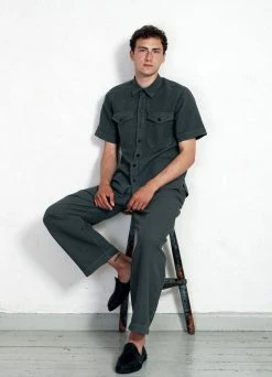 HANSEN GARMENTS VILLY | Short Sleeve Shirt | Oxidized -Hansen Shop villy short sleeve shirt oxidized hansen garments 261387